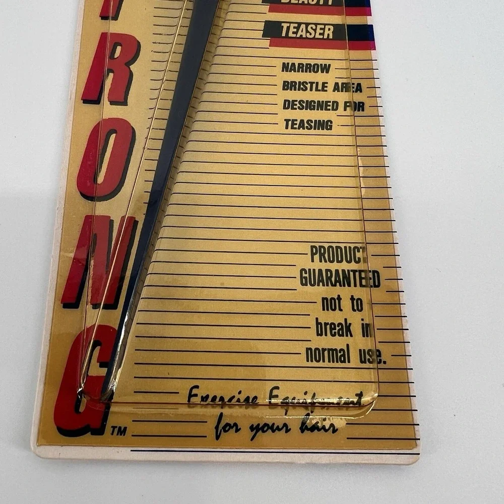 Vintage NEW NOS Headstrong Beauty Teaser Narrow Bristle‎ Brush (Blue)